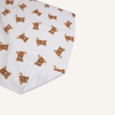 Непромокаюча пелюшка · 60×45 см · Коричневі ведмедики — Babywear