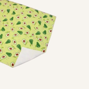Бавовняна пелюшка · 60×45 см · Зелена з авокадо — Babywear