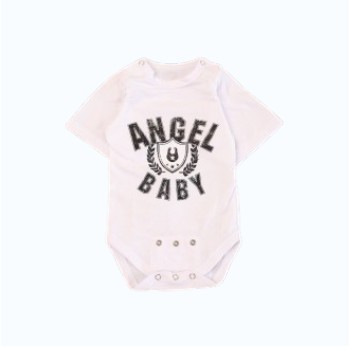 Боді-футболка із куліру Біла "Angel Baby"