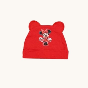 Шапочка із куліру Червона Minni Mouse