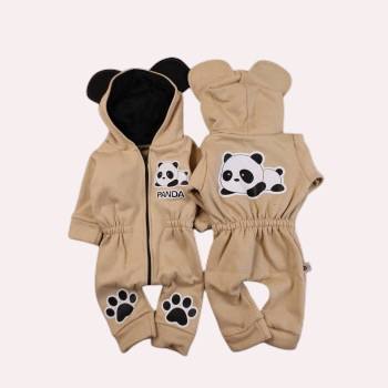 Ромпер из тринитки Бежевий Panda
