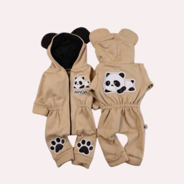 Ромпер из тринитки Бежевий Panda