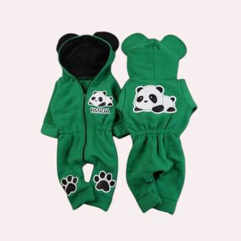 Ромпер из тринитки Зелений Panda