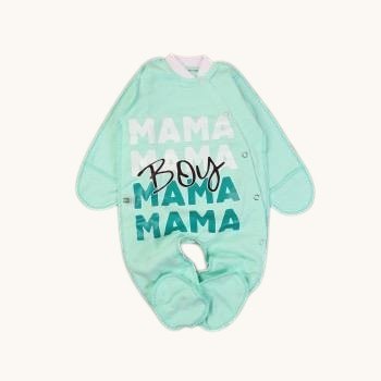 Чоловічок з байки (футер) М'ятний "Mama Boy"