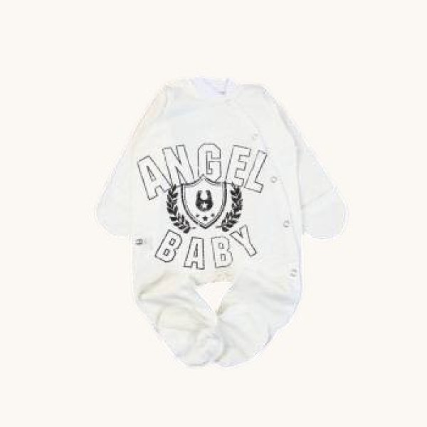 Чоловічок з байки (футер) Молочний «Angel Baby»