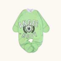 Чоловічок з байки (футер) Салатовий «Angel Baby»