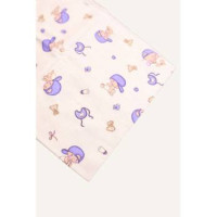 Байкова пелюшка · 70×90 см. · Біла з малюками · Тепла