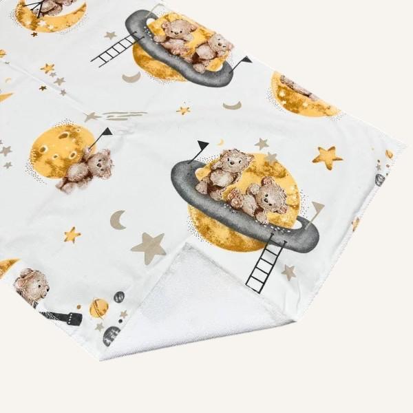 Непромокаюча пелюшка · 60×45 см · Ведмедики та місяцях — Babywear
