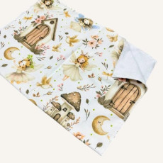 Непромокаюча пелюшка · 120×60 см · Біла дівчинка-метелик — Babywear