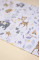 Бавовняна пелюшка · 90×70 см · Білі олені — Babywear