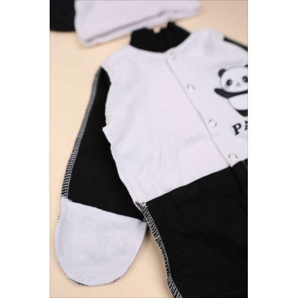 Чоловічок із байки (футер) 2в1 Панда (56-74)
