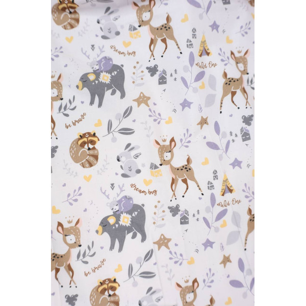 Бавовняна пелюшка · 60×45 см · Лісові звірятка — Babywear