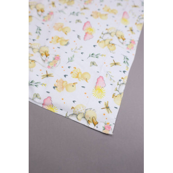 Непромокаюча пелюшка · 120×60 см · Жовті качечки — Babywear