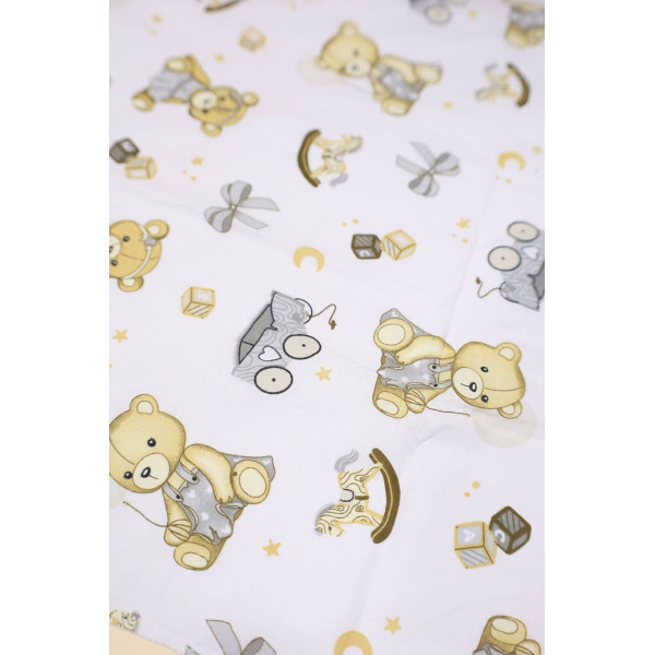 Непромокаюча пелюшка · 120×60 см · Ведмедик та іграшки — Babywear