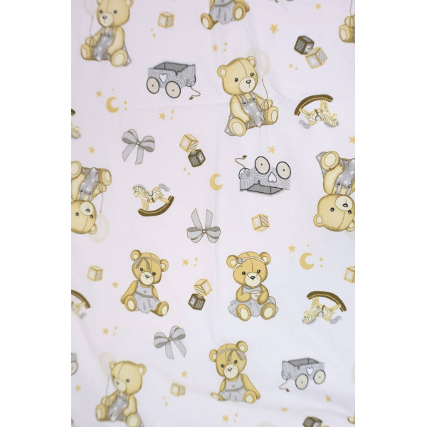 Непромокаюча пелюшка · 120×60 см · Ведмедик та іграшки — Babywear