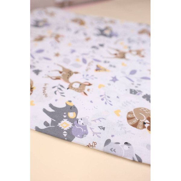 Бавовняна пелюшка · 90×110 см · Лісові звірятка — Babywear