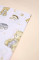 Бавовняна пелюшка · 90×110 см · Ведмедик з бежевими іграшками — Babywear