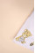 Бавовняна пелюшка · 90×110 см · Ведмедик з бежевими іграшками — Babywear