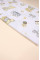 Бавовняна пелюшка · 90×110 см · Ведмедик з бежевими іграшками — Babywear