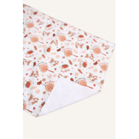 Непромокаюча пелюшка · 50×40 см. · Коричневі лисиці — Babywear