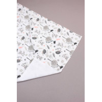 Непромокаюча пелюшка · 50×40 см. · Лисички та їжачки · Водонепроникна — Babywear