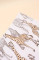Непромокаюча пелюшка · 50×40 см. · Сіро-бежеві жирафи — Babywear