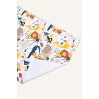 Непромокаюча пелюшка · 50×40 см. · Екзотичні тварини — Babywear