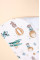 Непромокаюча пелюшка · 50×40 см. · Зелені вертольотики · Водонепроникна — Babywear