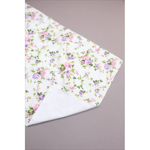 Непромокаюча пелюшка · 60×45 см · Бузкові квіточки — Babywear