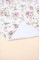 Непромокаюча пелюшка · 60×45 см · Бузкові квіточки — Babywear