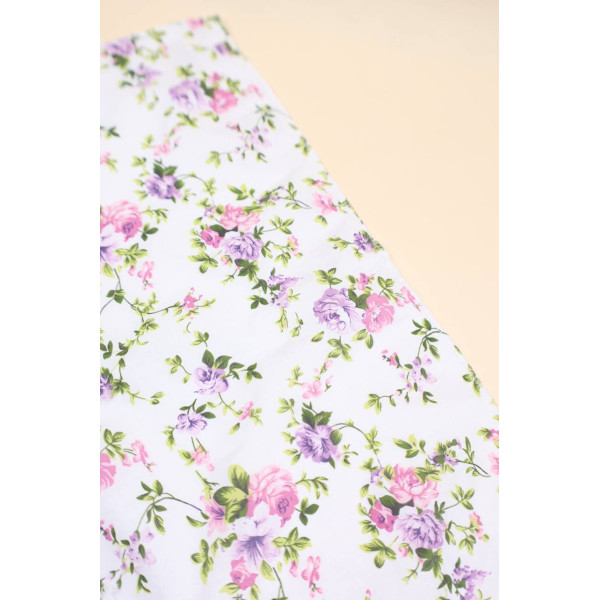 Непромокаюча пелюшка · 60×45 см · Бузкові квіточки — Babywear