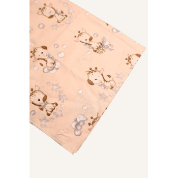 Бавовняна пелюшка · 90×110 см · Жираф із зірочками — Babywear