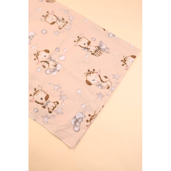 Бавовняна пелюшка · 90×110 см · Жираф із зірочками — Babywear