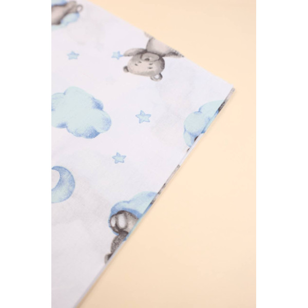 Бавовняна пелюшка · 90×70 см · Ведмедик хмаринка — Babywear