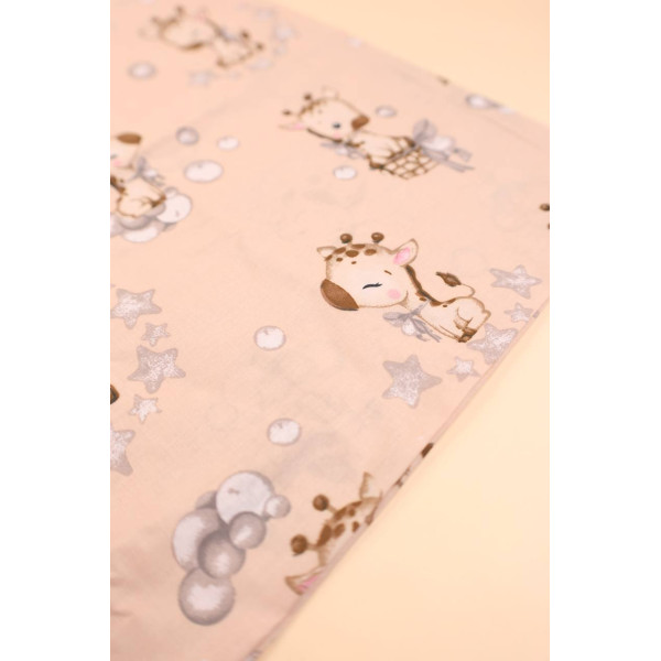 Бавовняна пелюшка · 90×70 см · Жираф із зірочками — Babywear