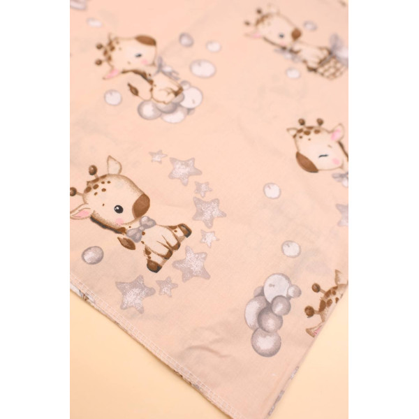Бавовняна пелюшка · 90×70 см · Жираф із зірочками — Babywear