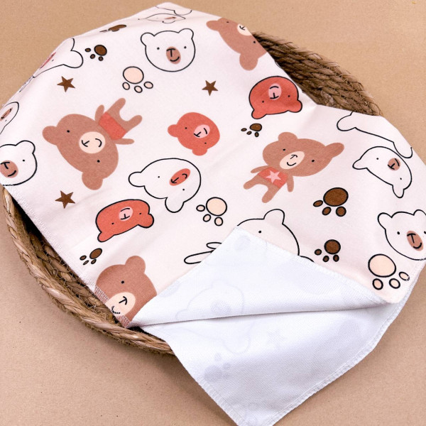 Непромокаюча пелюшка · Блідо-жовта з ведмедиками — Babywear