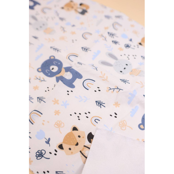Бавовняна пелюшка · 80×65 см · Звірята в лісі — Babywear