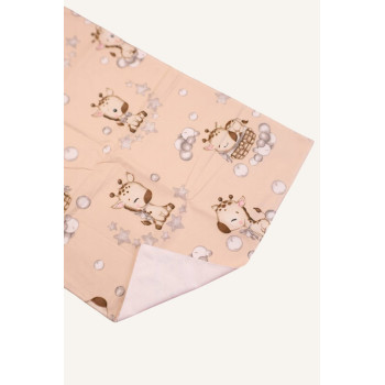 Непромокаюча пелюшка · 80×65 см · Жираф із зірочками · Водонепроникна — Babywear