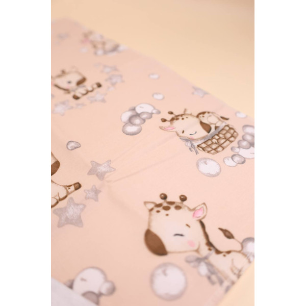 Непромокаюча пелюшка · 80×65 см · Жираф із зірочками · Водонепроникна — Babywear