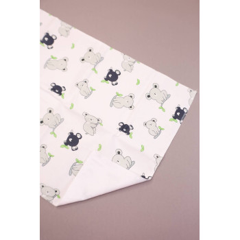 Непромокаюча пелюшка · 80×65 см · Сіра коала — Babywear