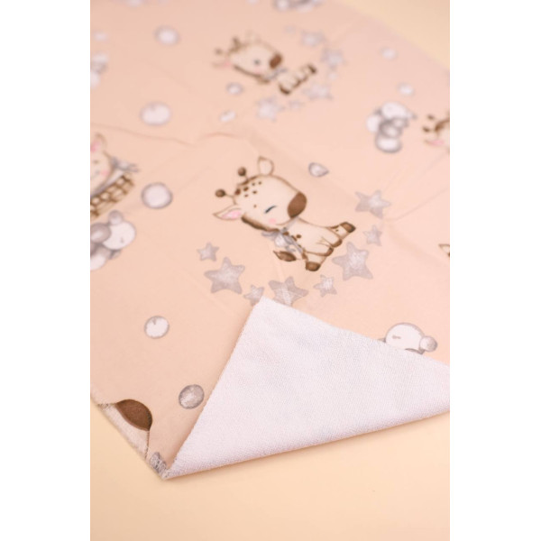 Непромокаюча пелюшка · 60×45 см · Жираф із зірочками · Водонепроникна — Babywear