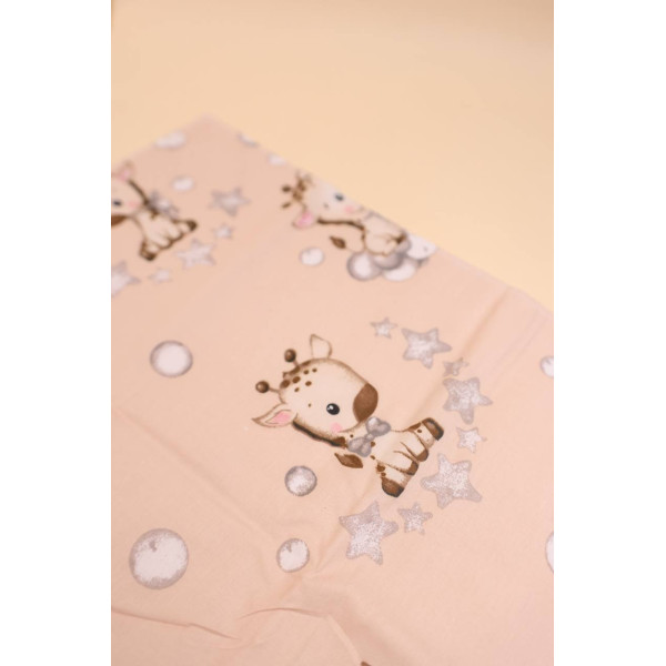 Непромокаюча пелюшка · 60×45 см · Жираф із зірочками · Водонепроникна — Babywear