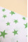 Бавовняна пелюшка · 90×70 см · Зелені зірочки — Babywear