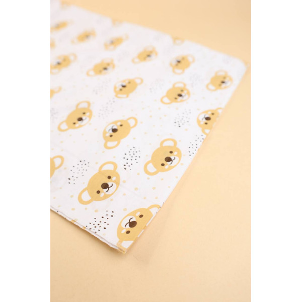 Бавовняна пелюшка · 90×70 см · Бежеві коали — Babywear