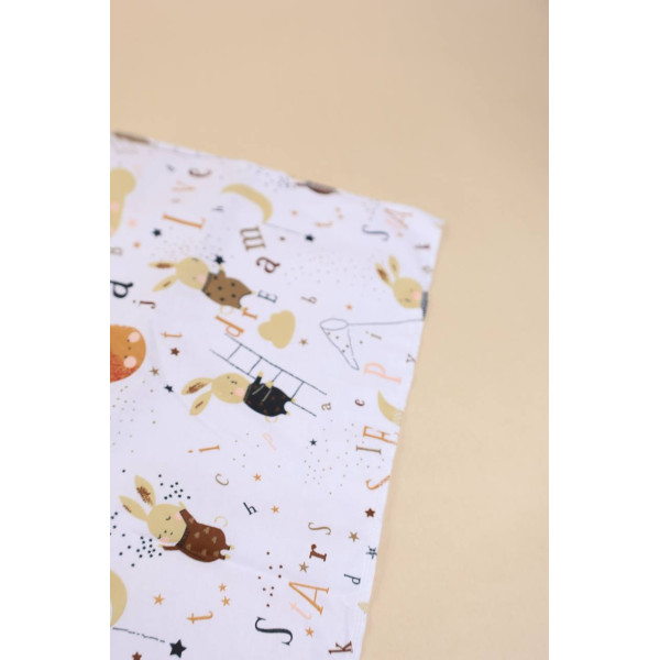 Непромокаюча пелюшка · 80×65 см · Звірятка та букви — Babywear