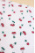Непромокаюча пелюшка · 120×60 см · Біла з вишеньками — Babywear