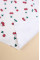 Непромокаюча пелюшка · 120×60 см · Біла з вишеньками — Babywear