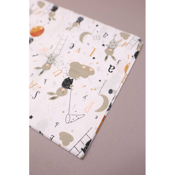 Бавовняна пелюшка · 90×70 см · Лісові звірятка — Babywear