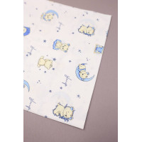 Бавовняна пелюшка · 90×110 см · Ведмедик на місяці — Babywear